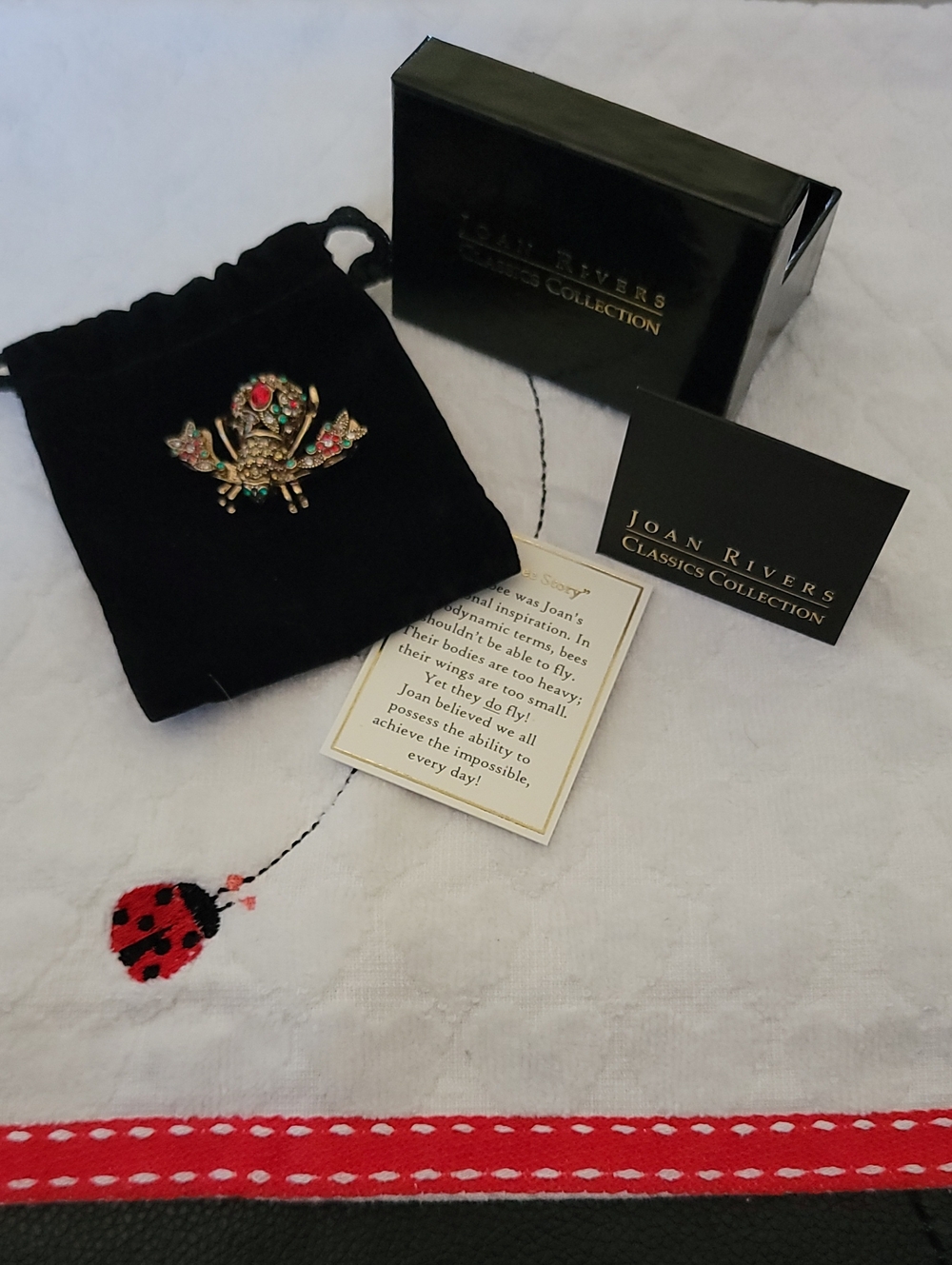 Joan Rivers Imperial Bee Pin
